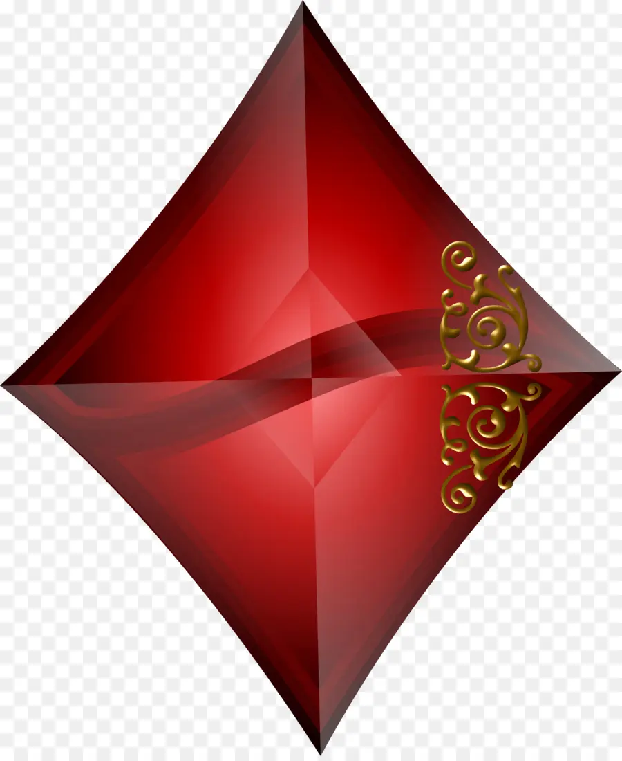 Diamante Vermelho，Joia PNG