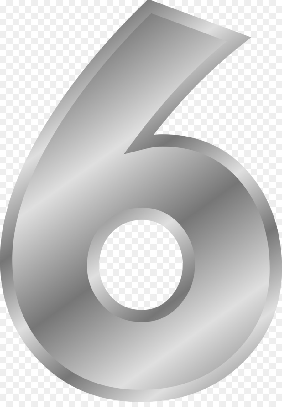 Número 6，Dígito PNG