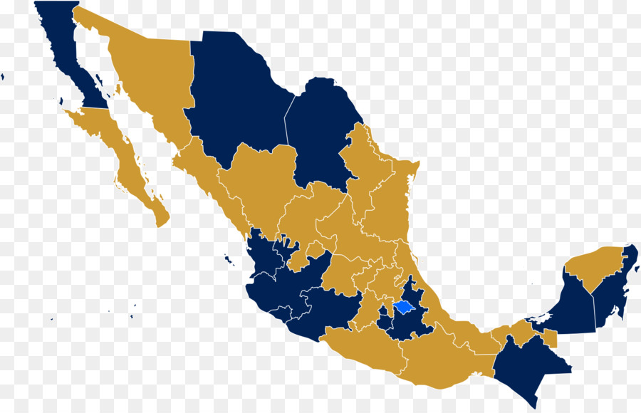 Mapa Do México，País PNG