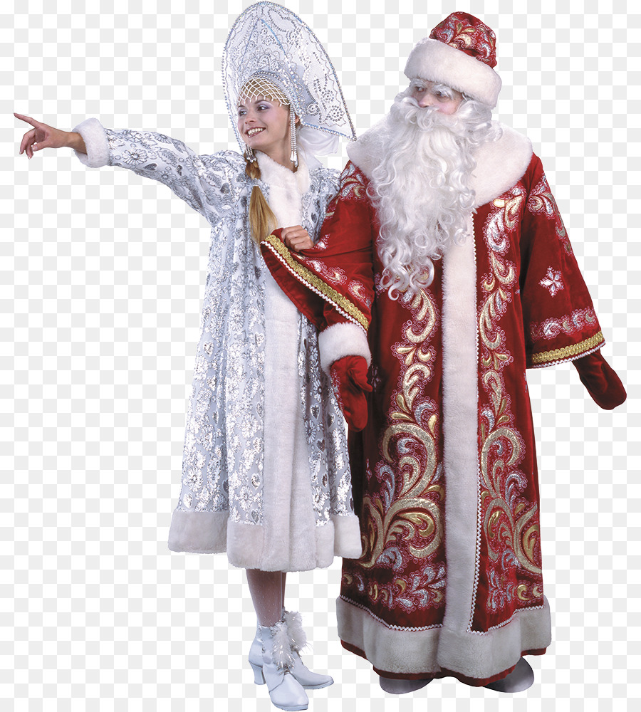 Papai Noel E Donzela Da Neve，Trajes PNG