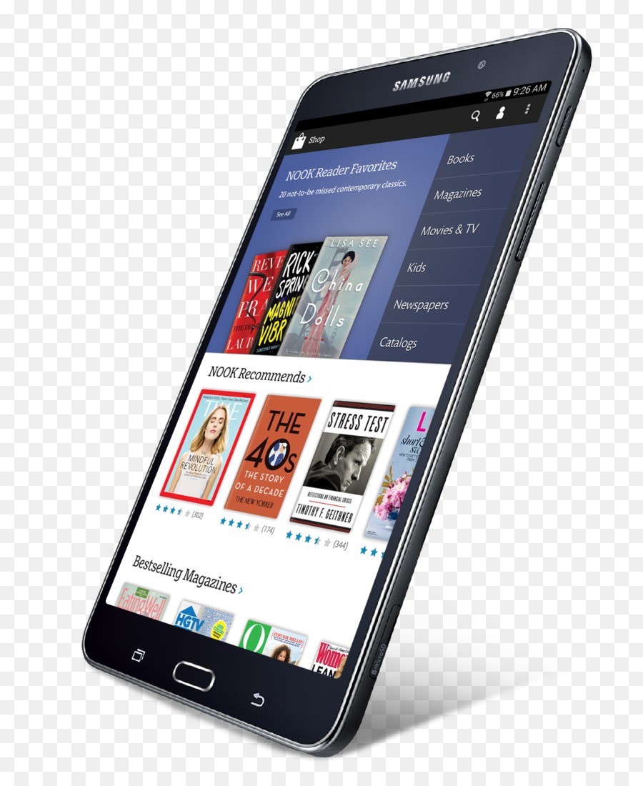 Samsung Galaxy Tab 4 70，Cor Nook PNG