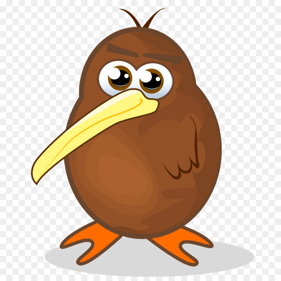 Pássaro Kiwi，Marrom PNG