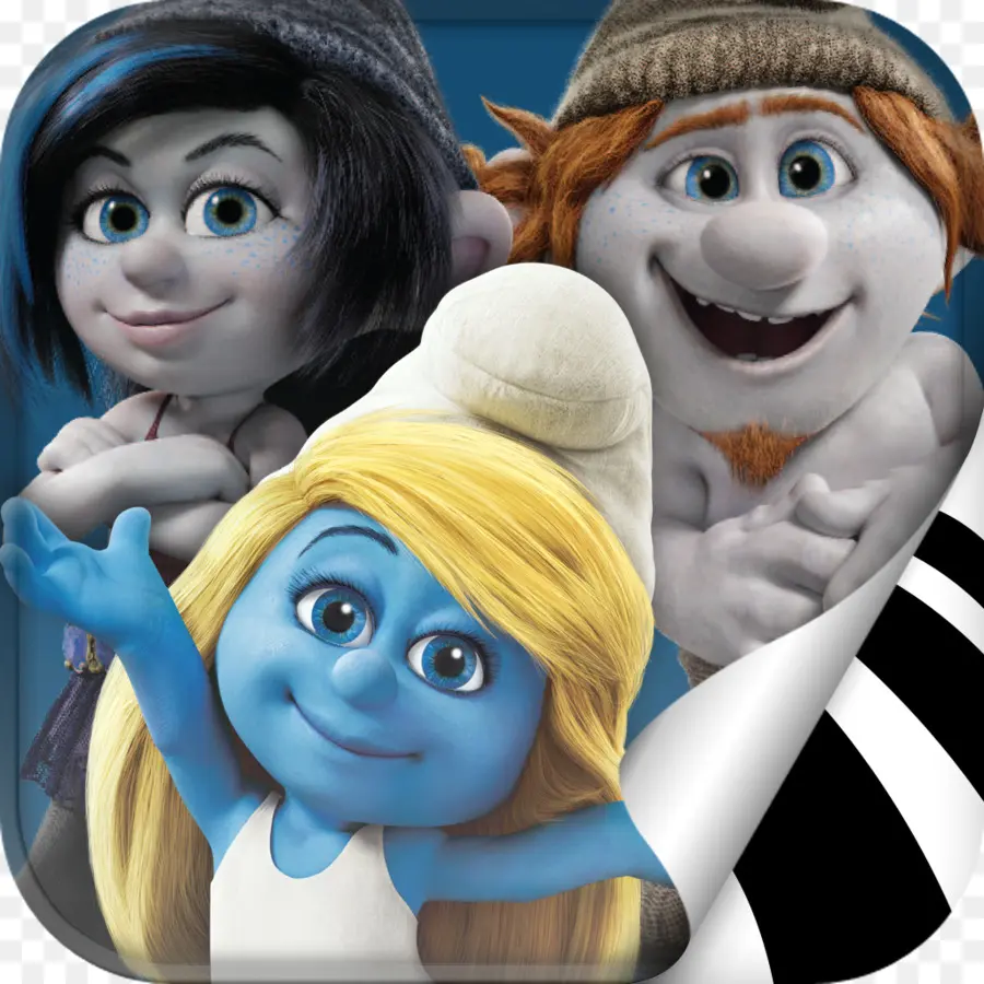 Personagens Smurfs，Desenho Animado PNG