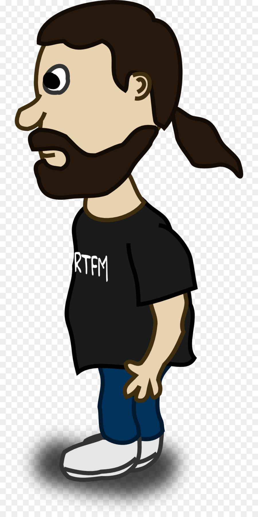 Personagem De Desenho Animado，Barba PNG