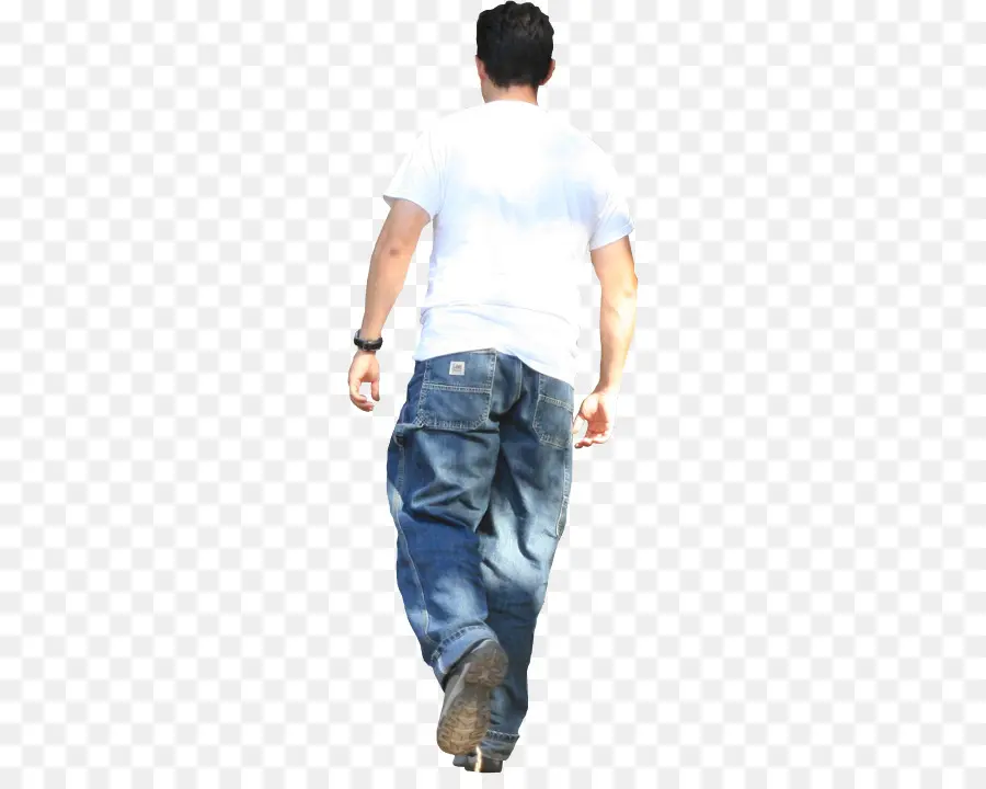 Homem Andando，Jeans PNG