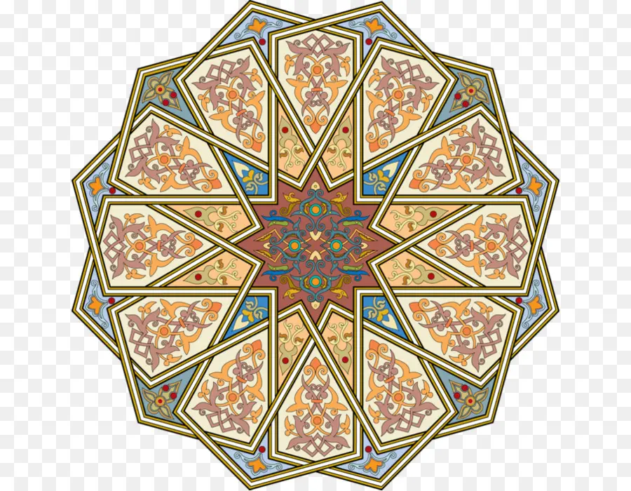 Islâmica Padrões Geométricos，Arte Islâmica PNG