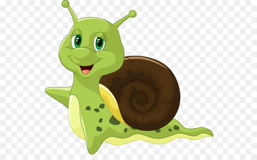 Caracol Fofo，Amarelo PNG