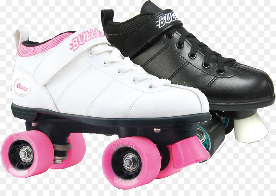 Patins Brancos，Cadarços Rosa PNG