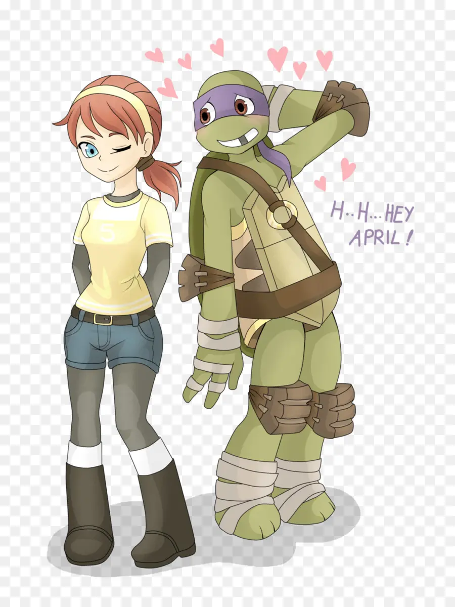 April O Neil，Donatello PNG