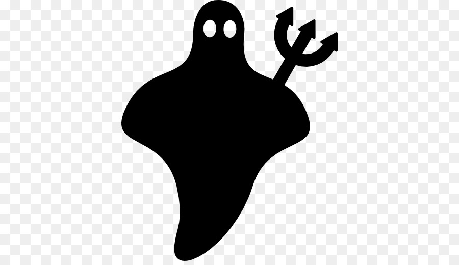 Fantasma Com Forcado，Dia Das Bruxas PNG