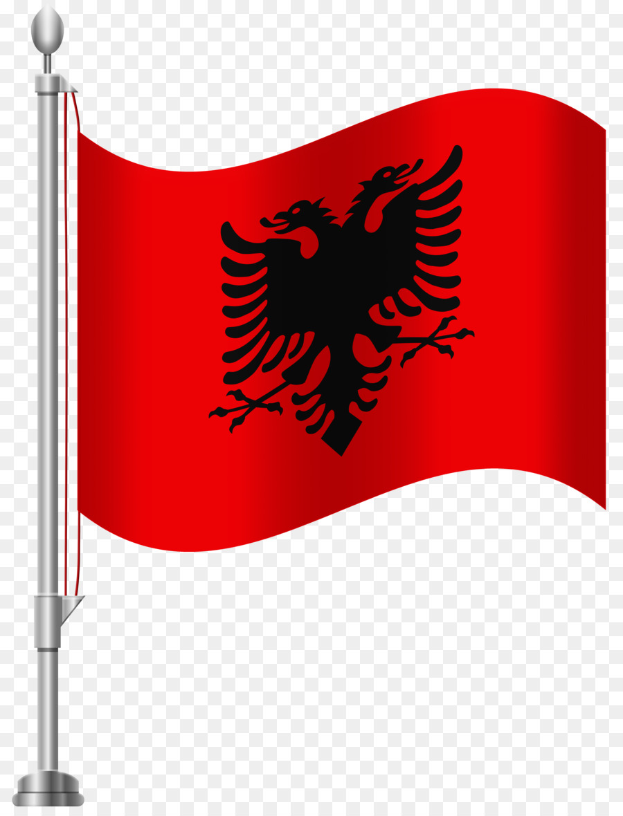 Bandeira Albanesa，Vermelho PNG