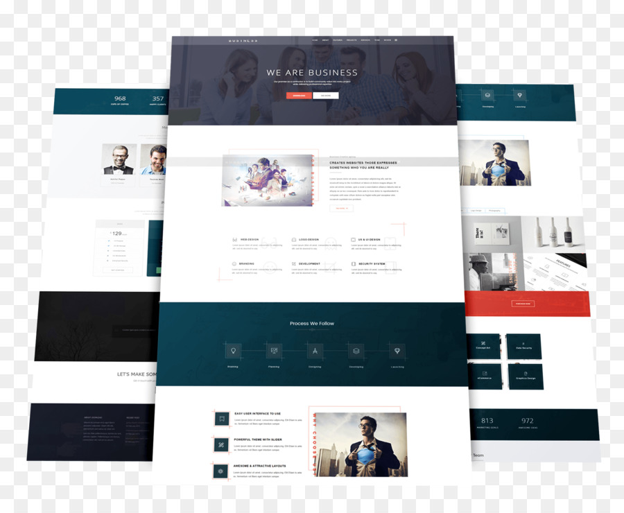 Responsive Web Design，Modelo PNG