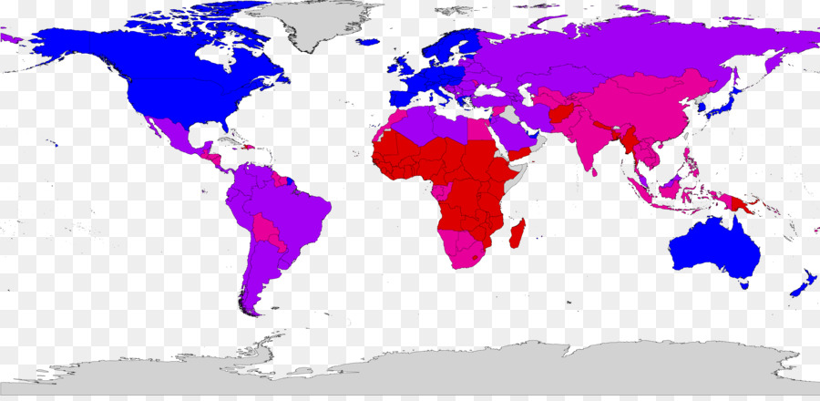 Mapa Mundial，Países PNG