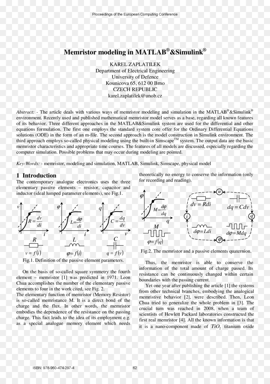 Artigo De Pesquisa，Memristor PNG