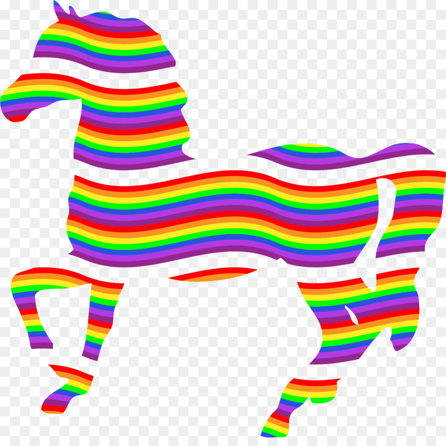 Cavalo，Arco íris PNG