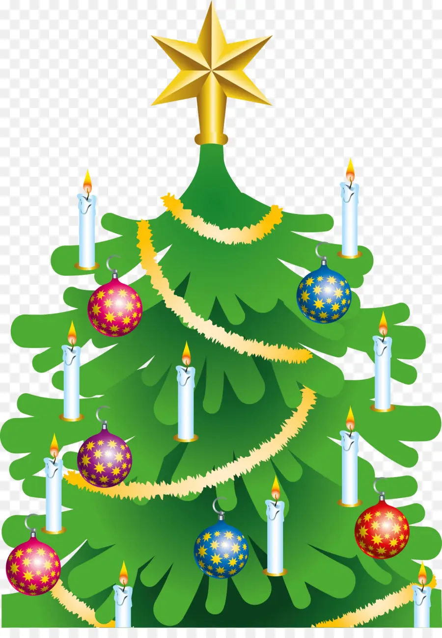 Árvore De Natal，Decorações PNG