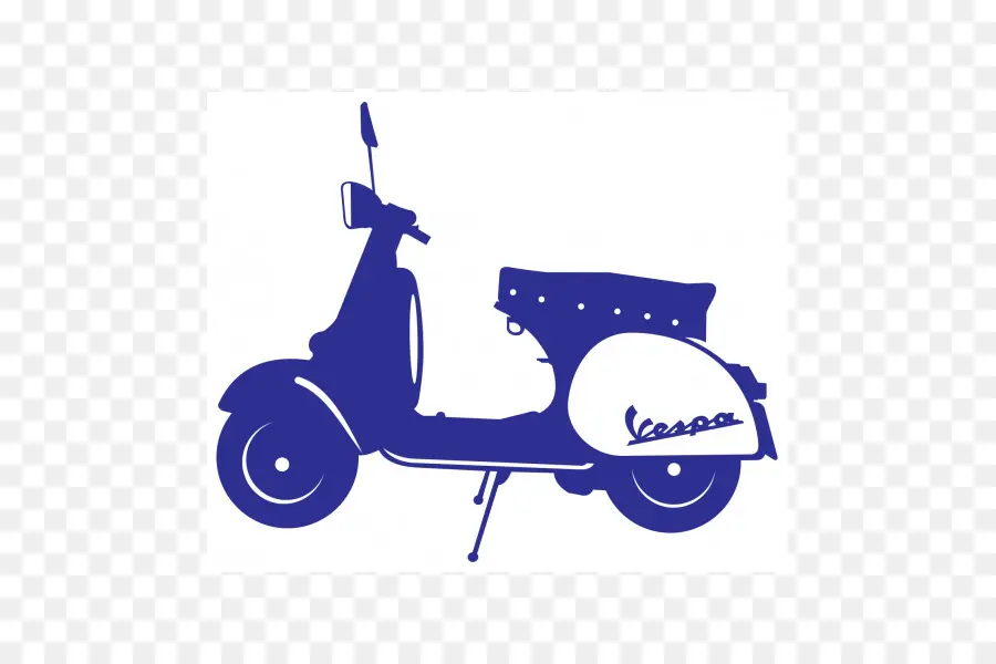 Vespa Azul，Patinete PNG