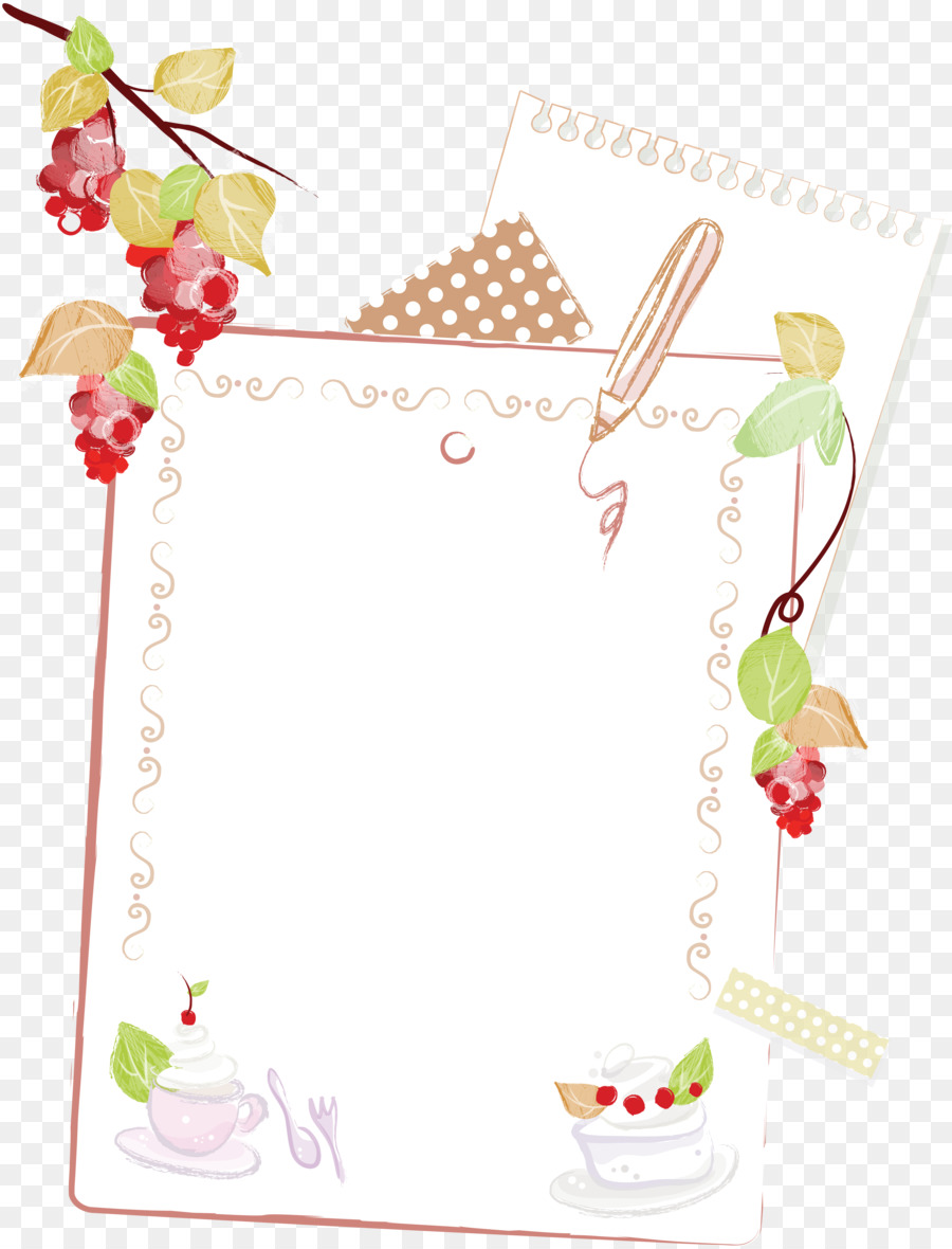 Papel Decorativo，Floral PNG