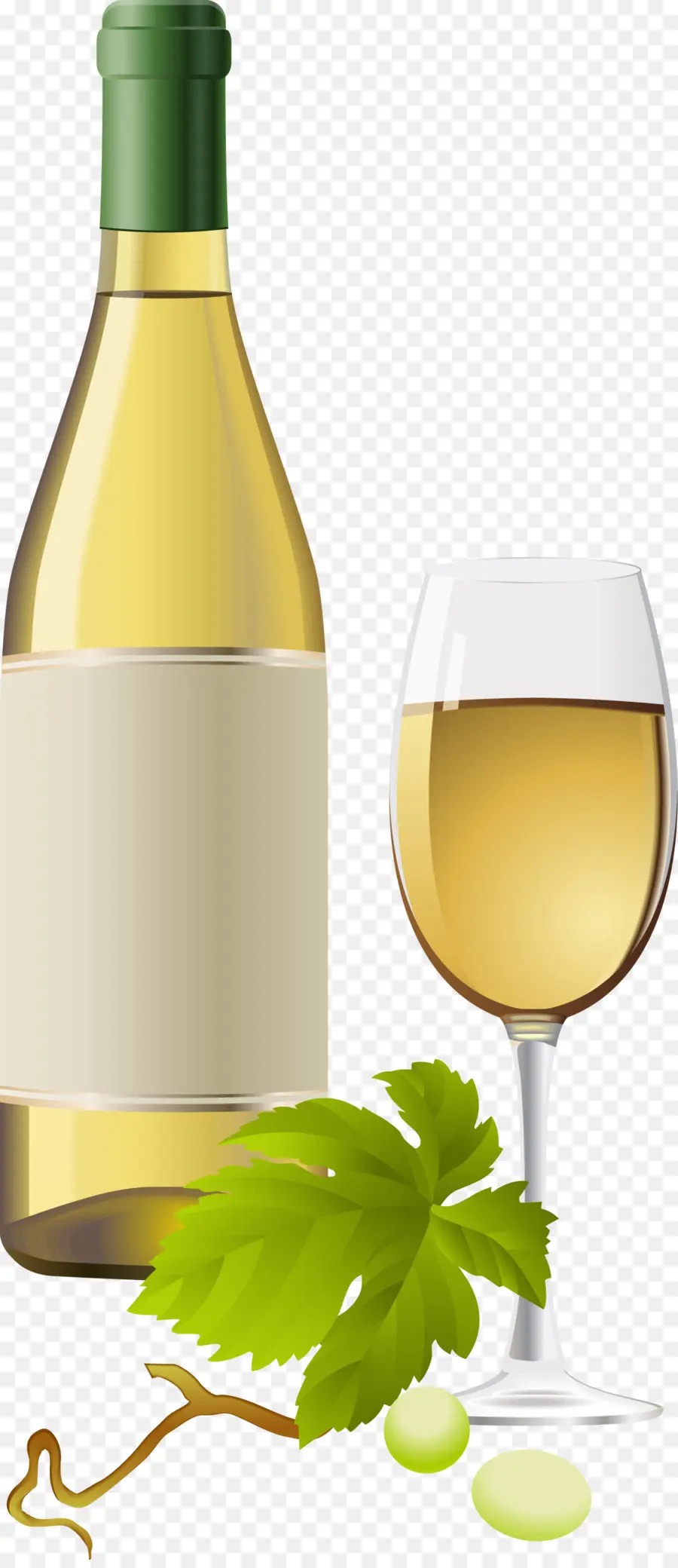 Vinho Branco，Garrafa PNG