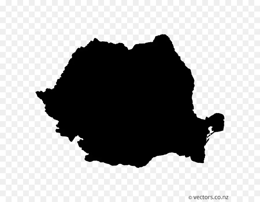 Roménia，Vetor Mapa PNG