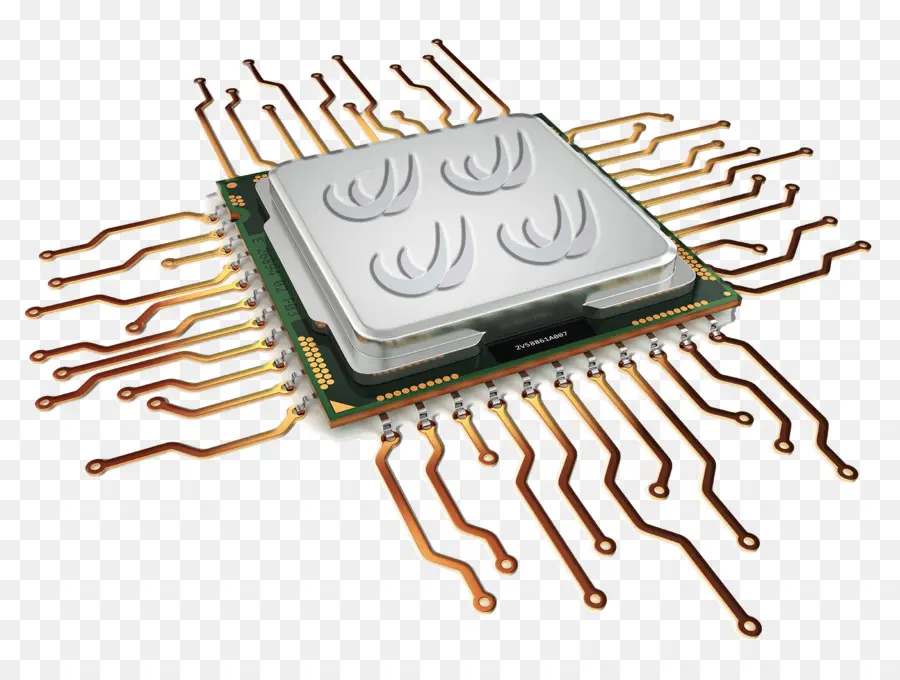 Chip Cpu，Processador PNG