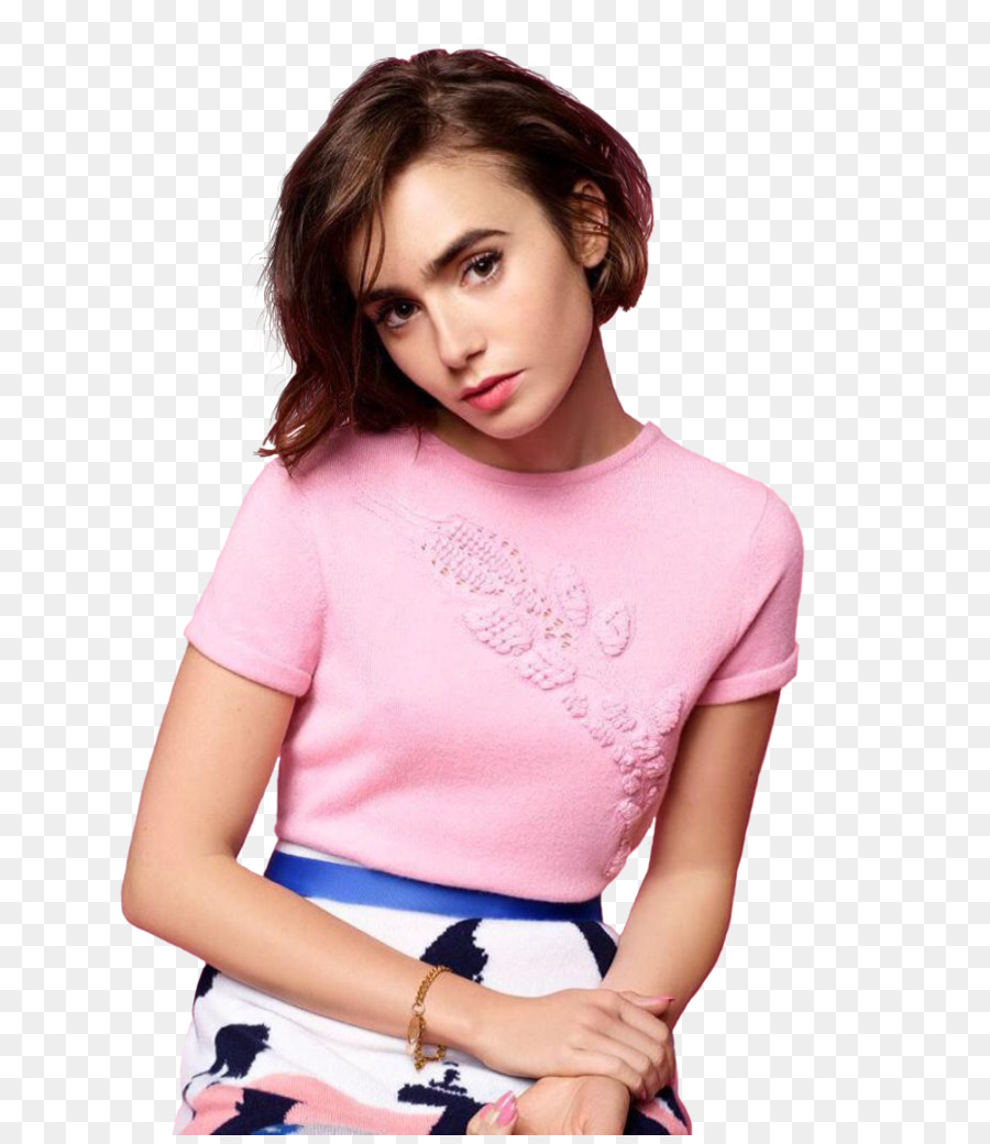 Mulher De Camisa Rosa，Moda PNG