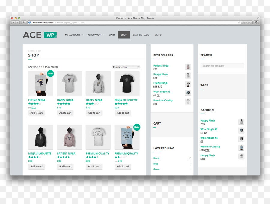 Responsive Web Design，Woocommerce PNG