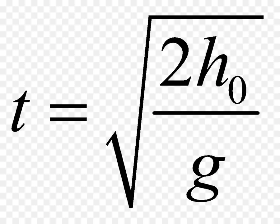 Equação De Queda Livre，Física PNG