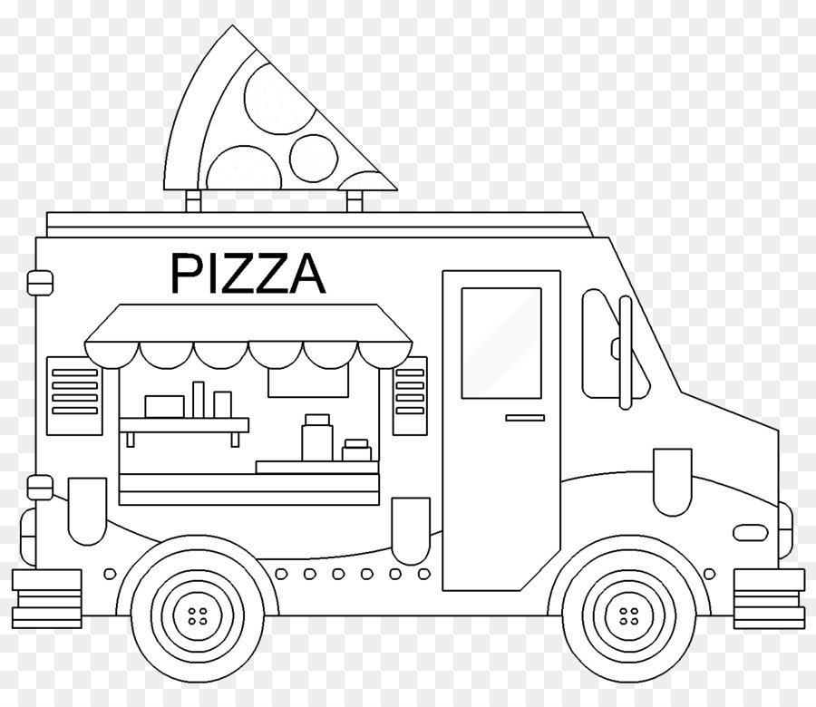 Caminhão De Pizza，Pizza PNG