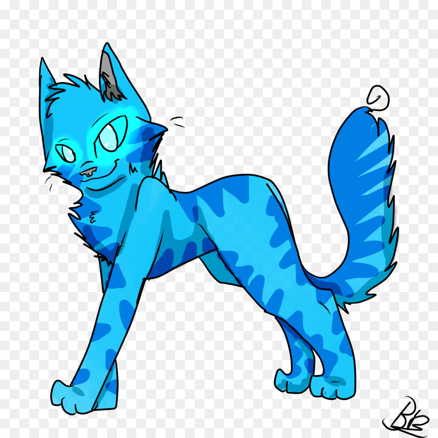 Gato，Azul PNG