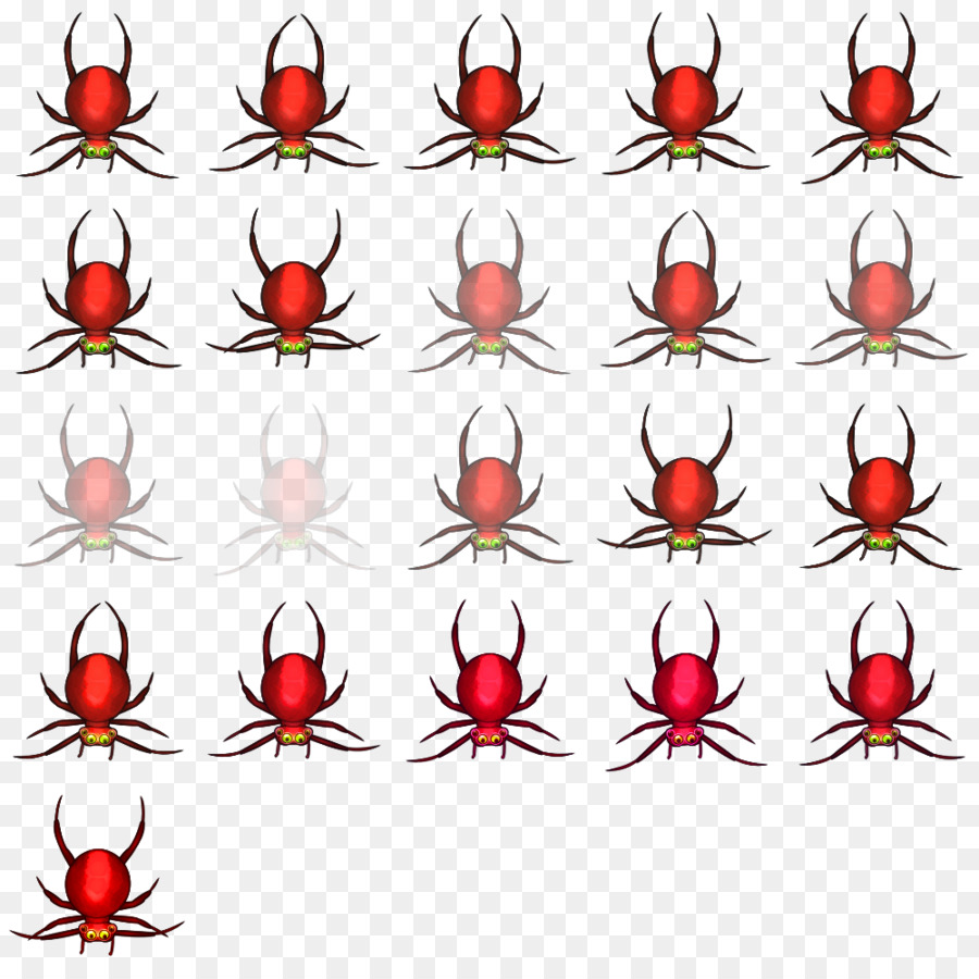 Aranhas Vermelhas，Erros PNG