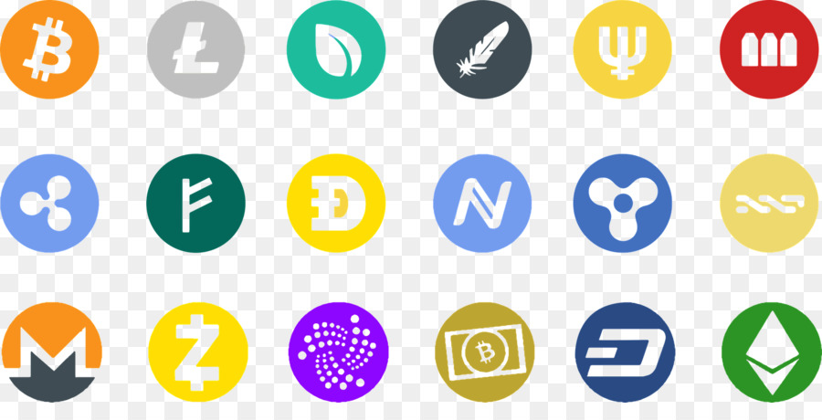 Ícones De Criptomoeda，Digital PNG