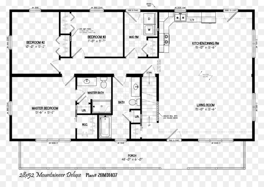 Log Cabin，Casa Plano De PNG