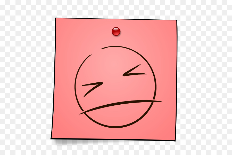 Postit Nota，Smiley PNG