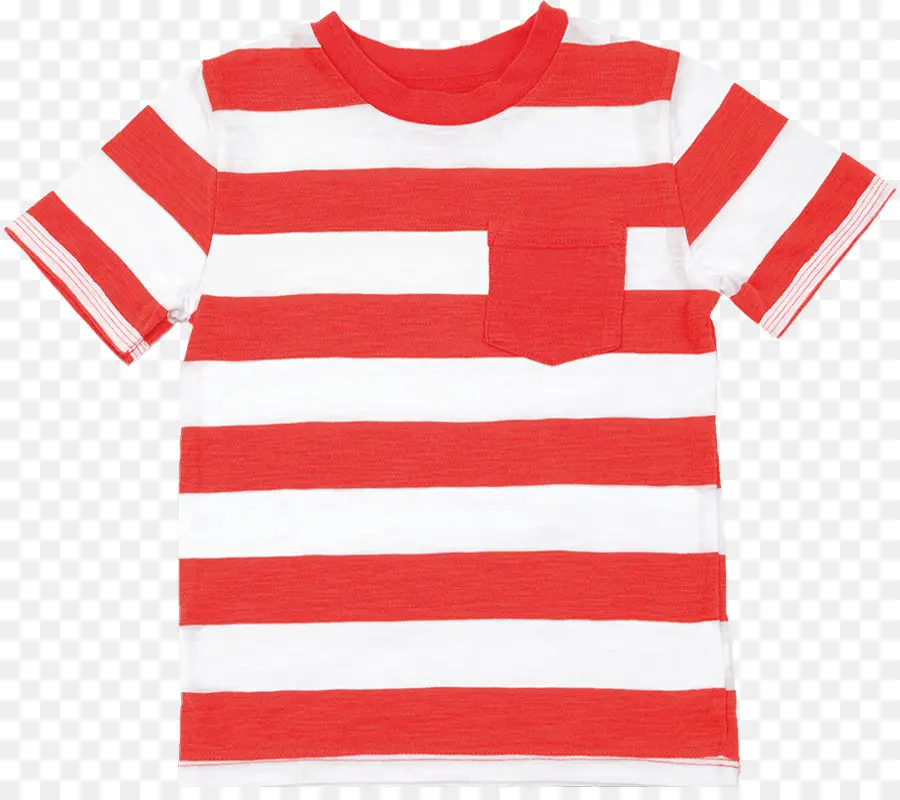 Camisa Listrada，Vermelho PNG