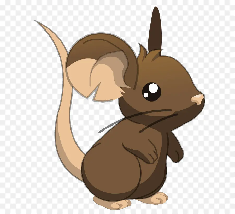 Rato Marrom，Bonitinho PNG