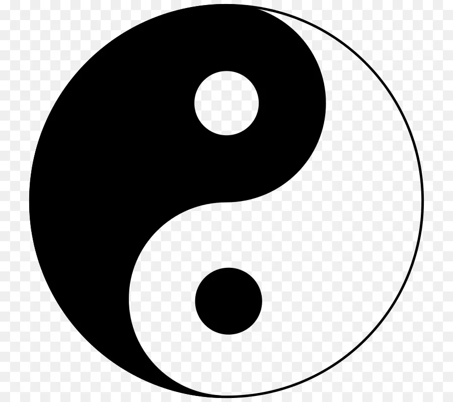 Yin E Yang，Símbolo PNG