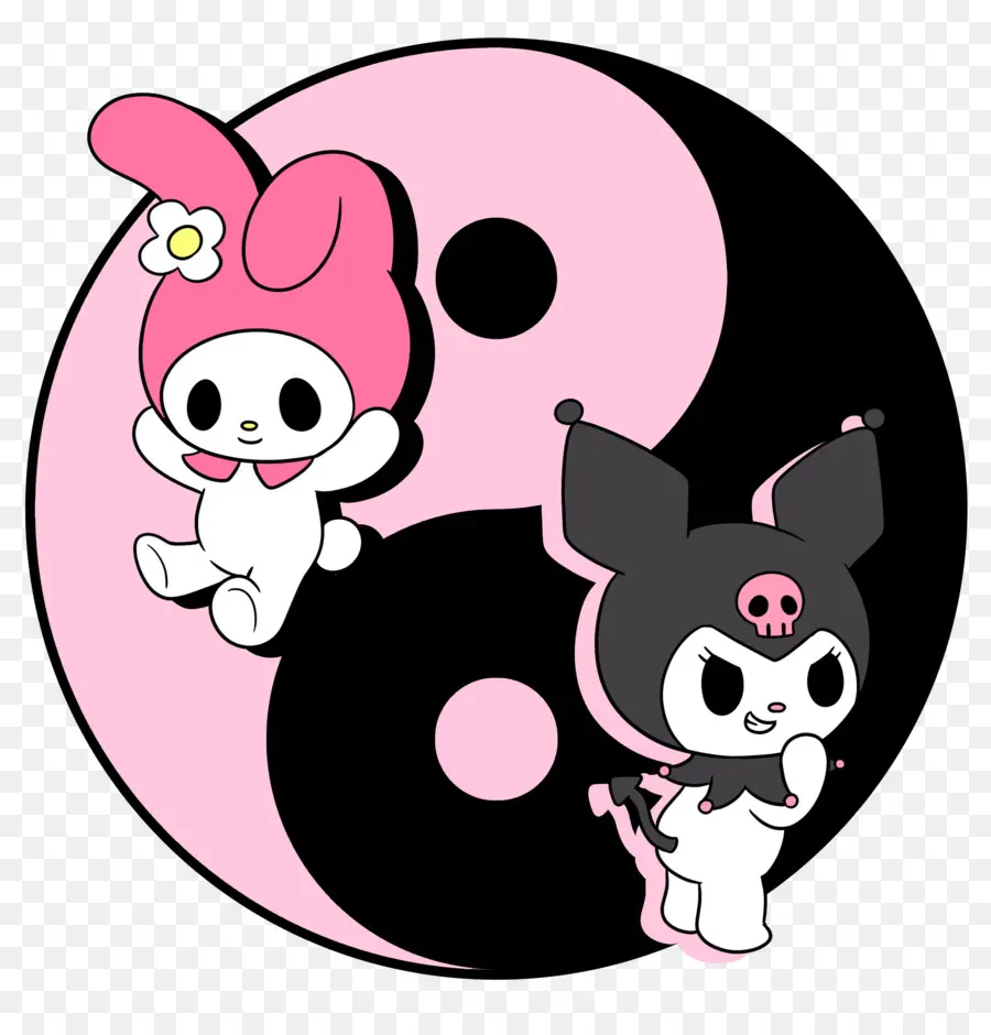 Kuromi，Hello Kitty PNG