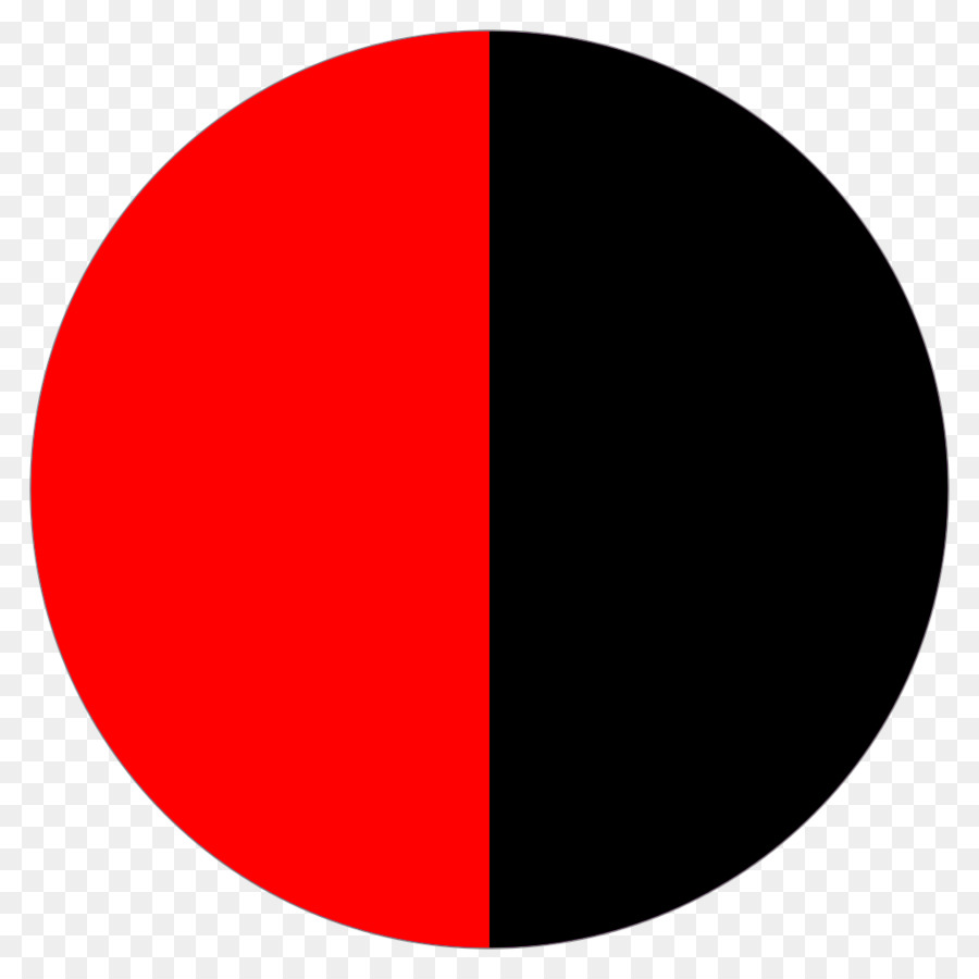 Círculo Vermelho E Preto，Meio Círculo PNG