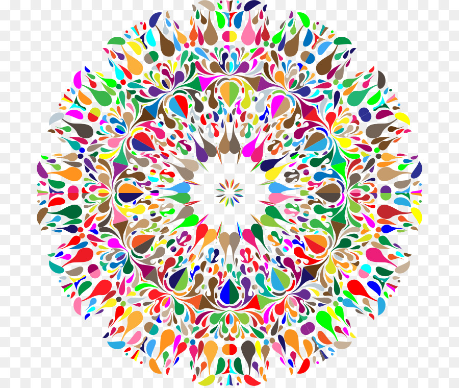 Mandala Colorida，Mandala PNG