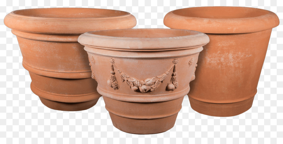 Potes De Terracota，Plantadores PNG