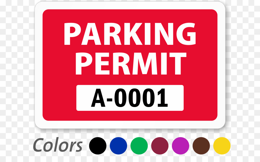 Autorização De Estacionamento，Vermelho PNG