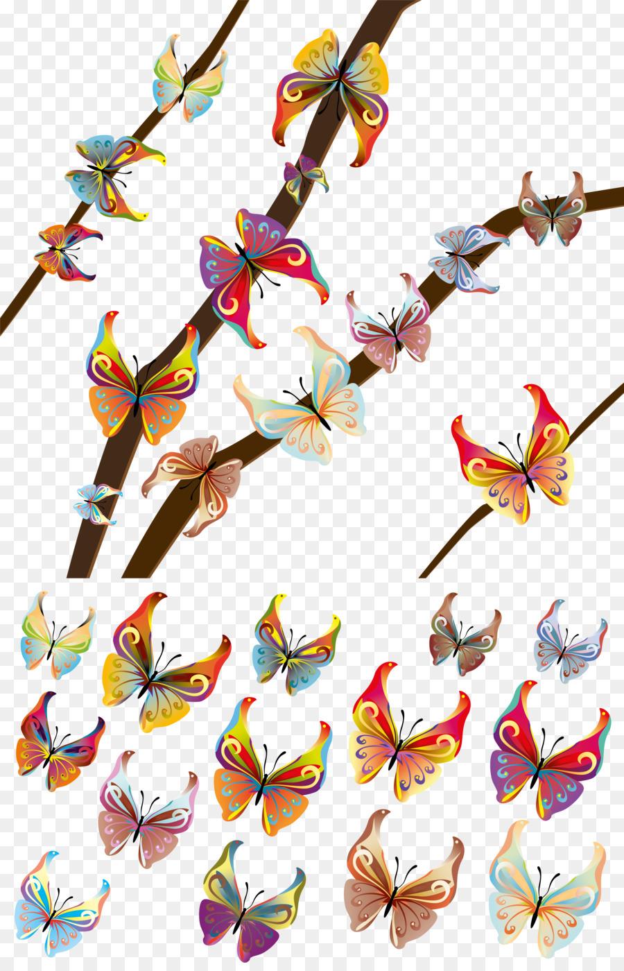 Borboleta，Illustrator PNG