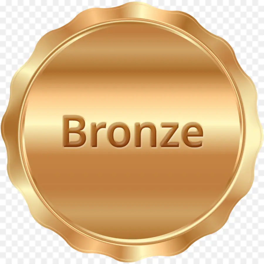 Medalha De Bronze，Bronze PNG