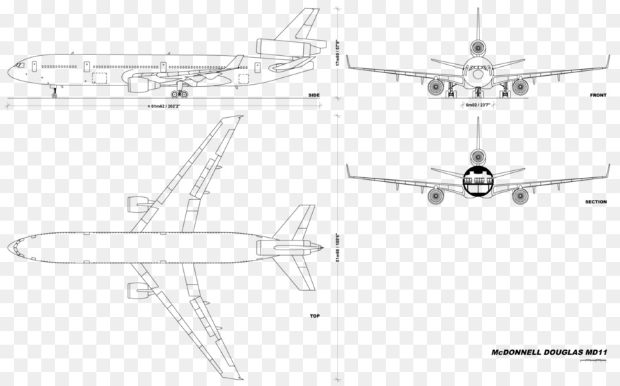 Mcdonnell Douglas Dc10，Mcdonnell Douglas Md11 PNG