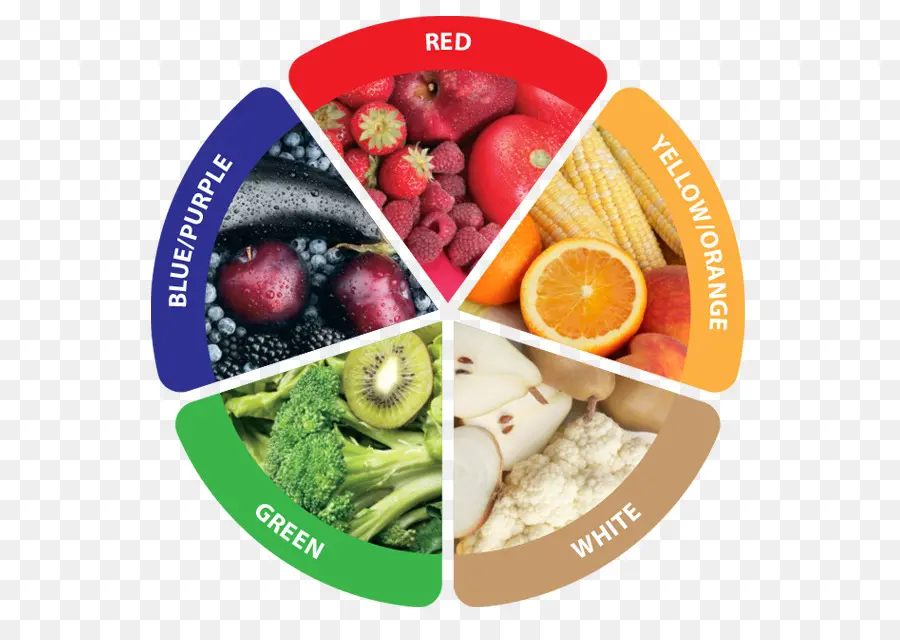 Roda De Comida Colorida，Nutrição PNG