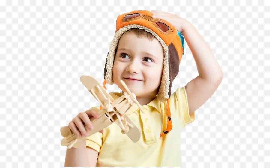 Criança Com Avião De Brinquedo，Garoto PNG