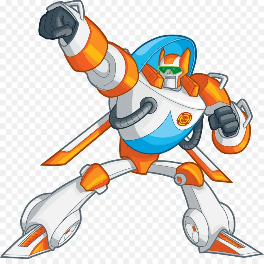 Transformers Rescue Bots Atender As Lâminas A Copterbot，Atender A Perseguir O Policebot PNG