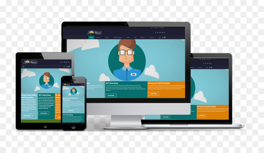 Responsive Web Design，Marketing Digital PNG