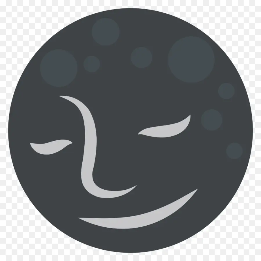 Lua Sorridente，Face PNG